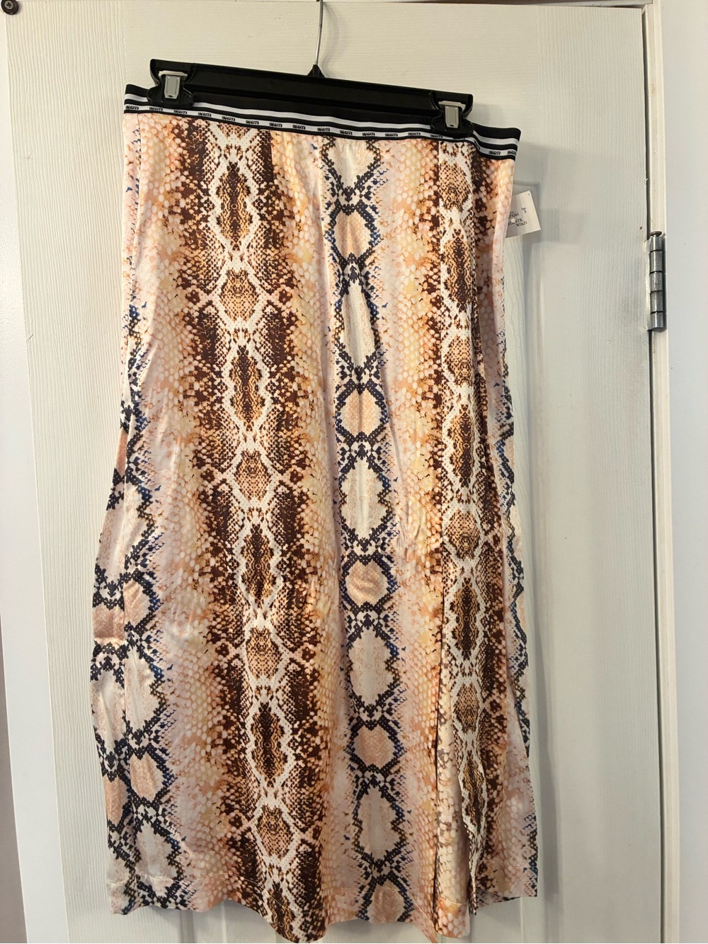 Maje python snake print midi skirt NWT